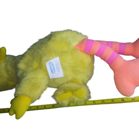 Vintage Playskool Big Bird Sesame Street Talking Pull String Plush Toy 1996 - Picture 10 of 10